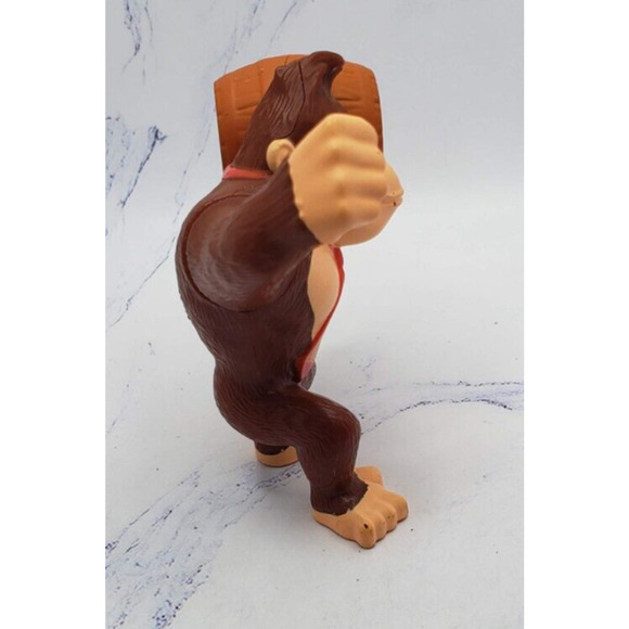 Mcdonalds Happy Meal toy 2022 The Super Mario Bros Movie #6 Barrel Donkey Kong - Picture 2 of 9